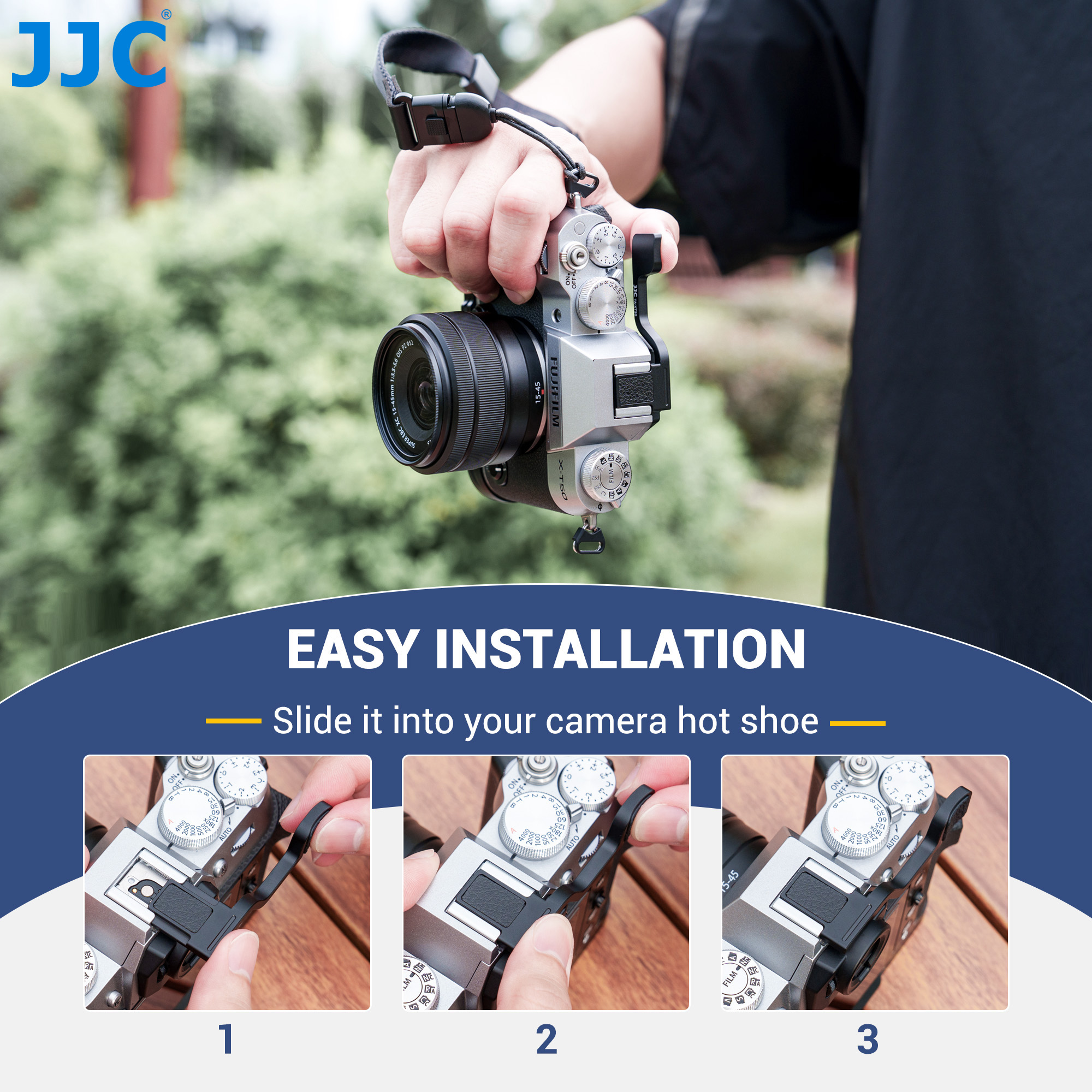JJC Deluxe Metal Thumb Up Grip - Camera Battery Grip 评论和价格