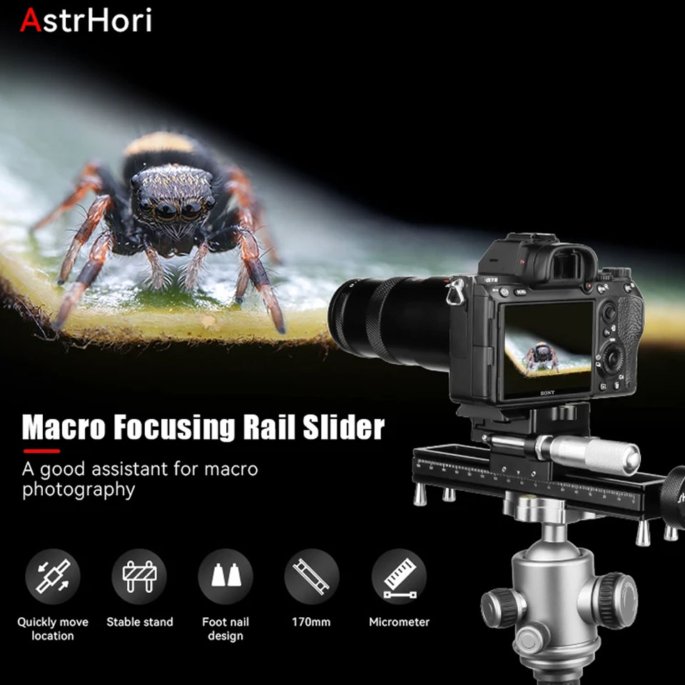 AstrHori AH-MGA170 170mm Camer - Camera Slider Rail 评论和价格