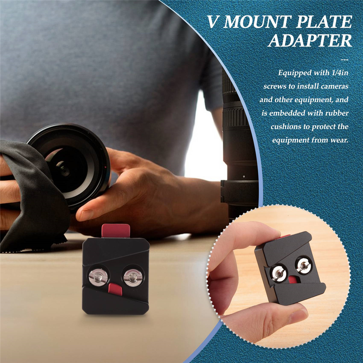 1/4 Universal V Mount Battery  - Camera Cage Baseplate 评论和价格