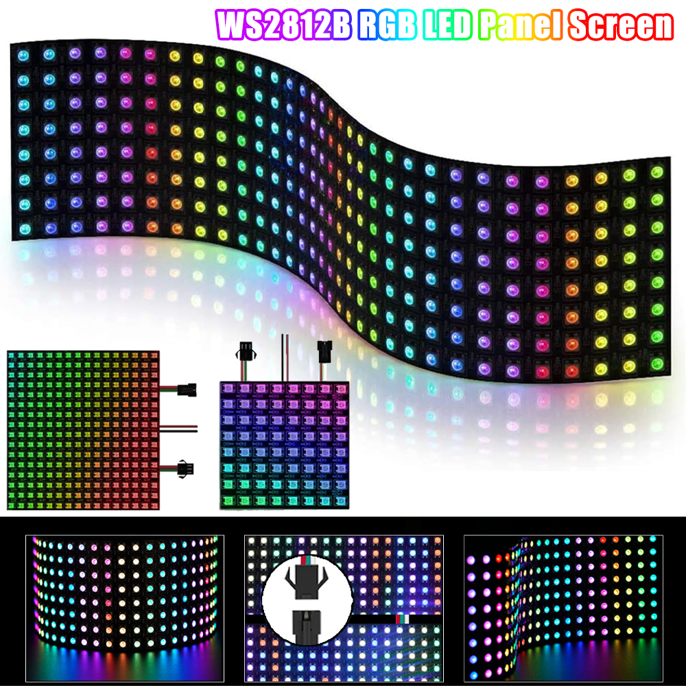 DC5V WS2812B RGB LED Panel Scr - Pixel Art Led Panel 评论和价格