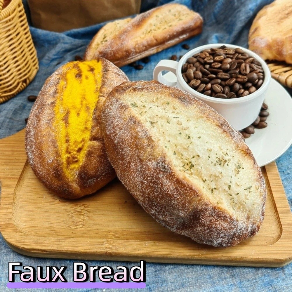 Durable Soft PU Faux Bread Rea - Photography Interest 评论和价格