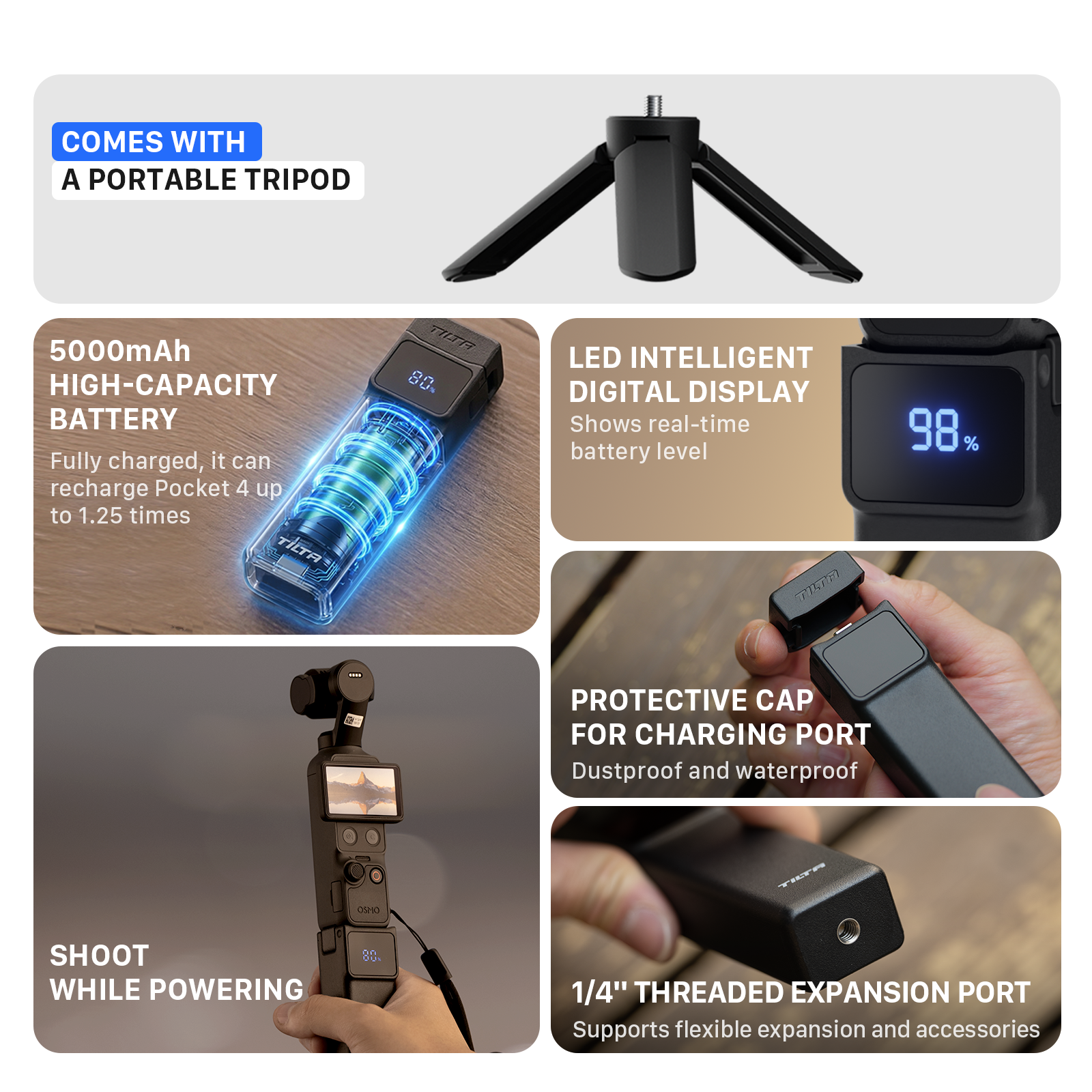TILTA Power Battery Handle For - Camera Battery Grip 评论和价格