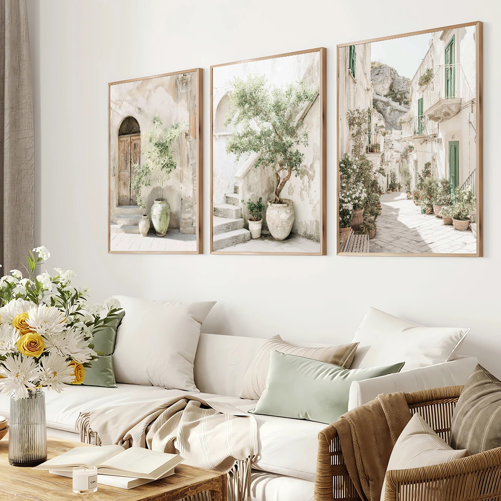 3pcs Set Unframed Italy Medite - Photography Course 评论和价格