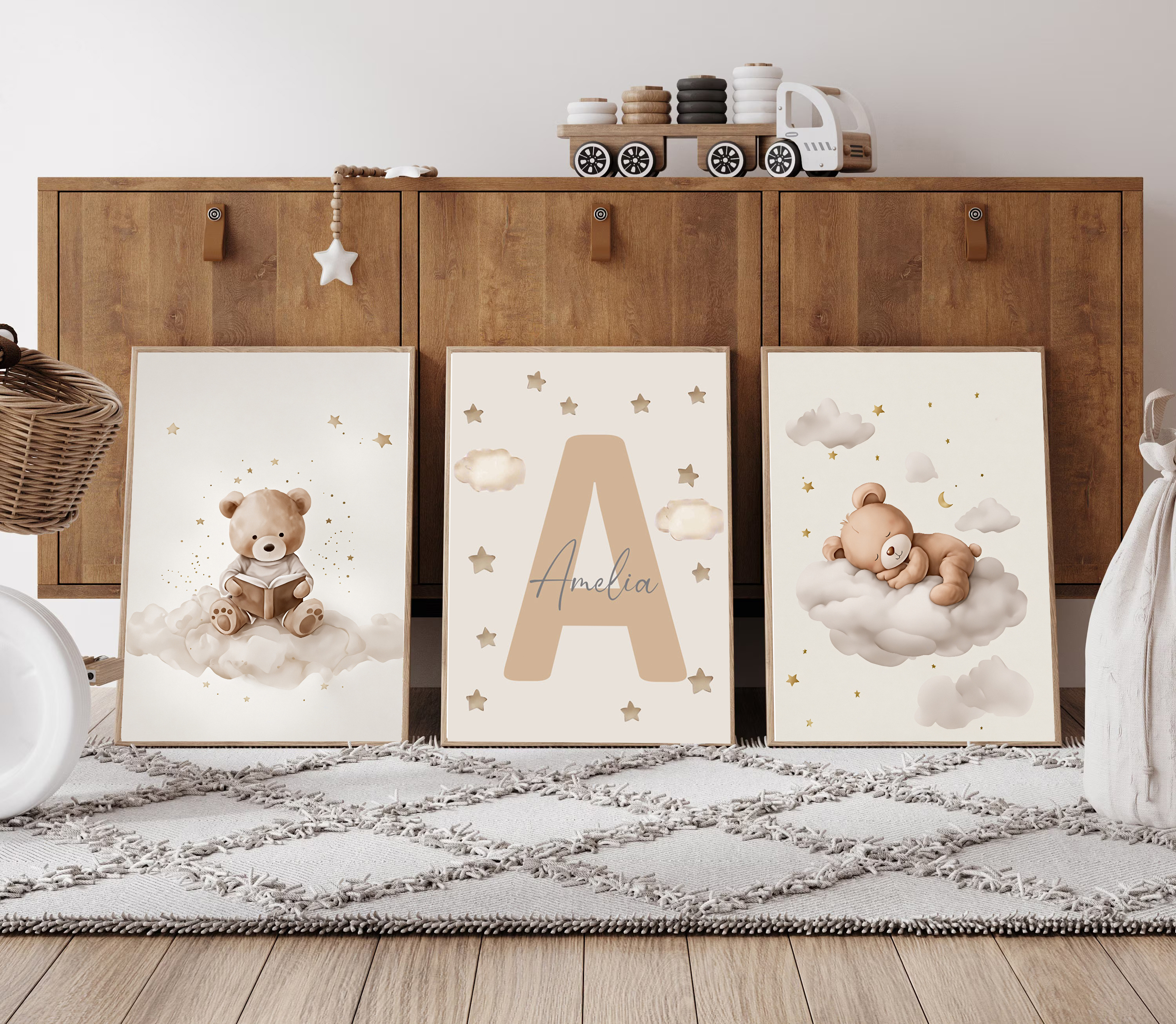 3pcs/set Bohemian Teddy Bear A - Photography Course 评论和价格